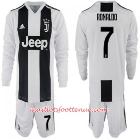 Maillot/Tenue Juventus Ronaldo 7 Enfant Domicile 2018/2019 Manche Longue